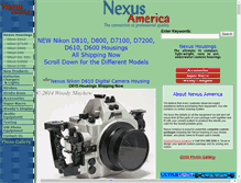 Tablet Screenshot of nexusamerica.com